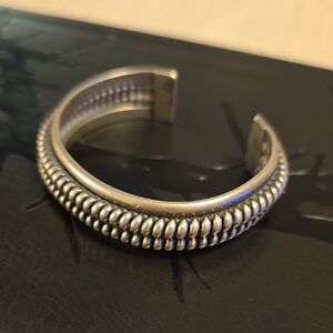 Sterling Silver Coiled Cuff Bracelet